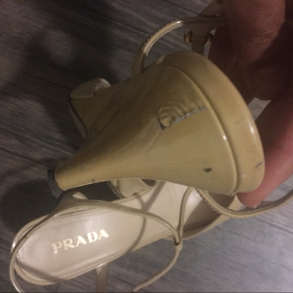 Prada size 38 wedge sandals - Picture 7 of 8